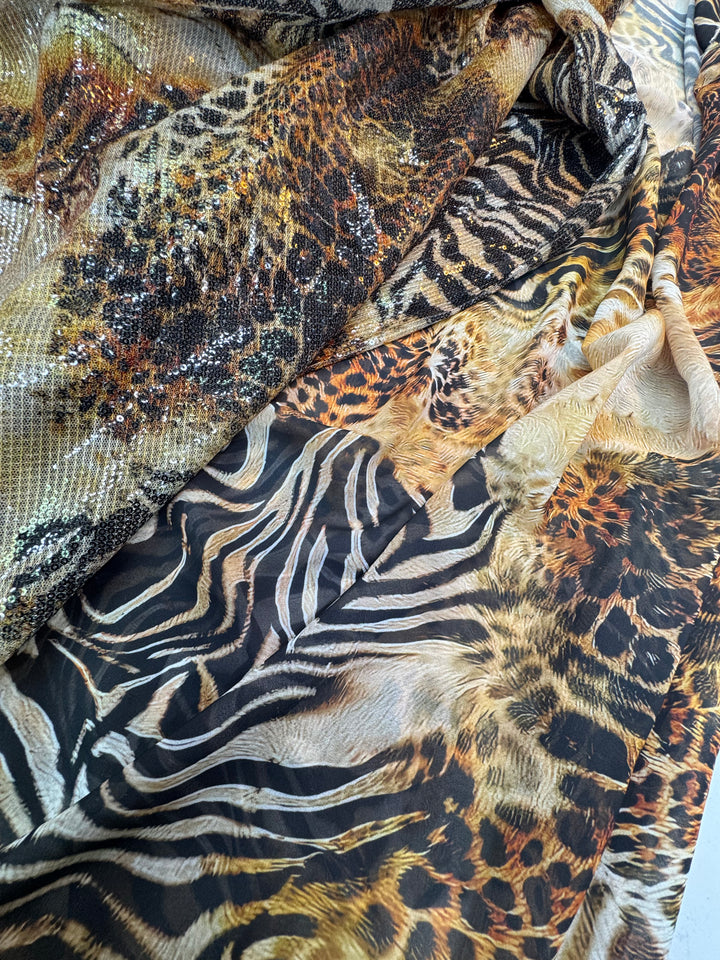 Flawy Animal Print Chiffon
