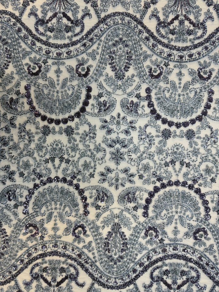 Luxury Stone & Sequin Beaded Lace