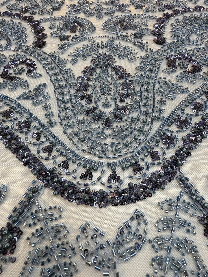 Luxury Stone & Sequin Beaded Lace