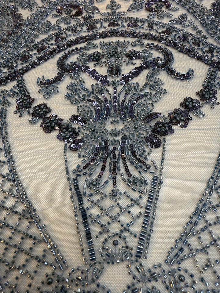 Luxury Stone & Sequin Beaded Lace