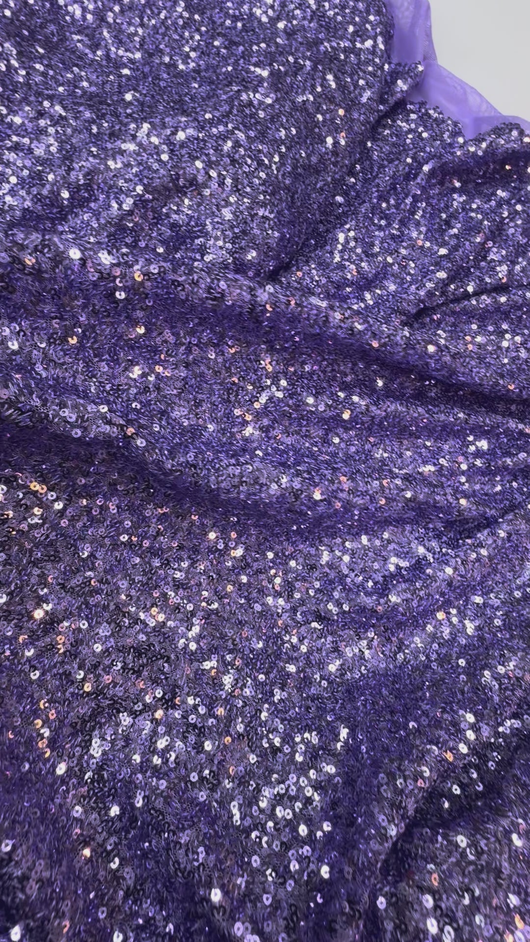 Purple Sequin Fabric