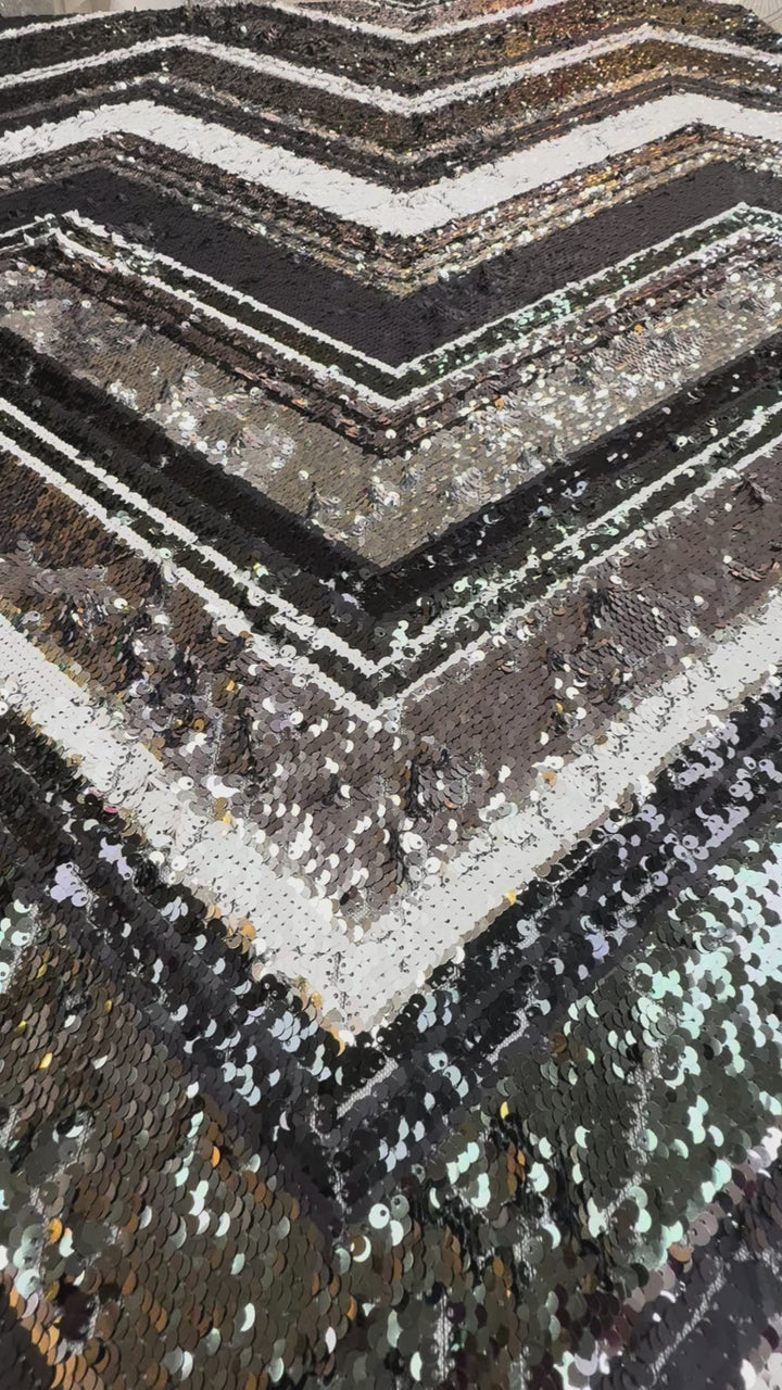 Italian Luxury Hand-Beaded Haute Couture Fabric (1 Piece = 2 Meter)