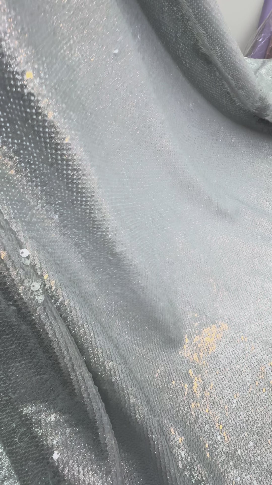 Italian Fabric - Glamour with Fluid Metallic Shine ( 1 Piece = 3 Meter)